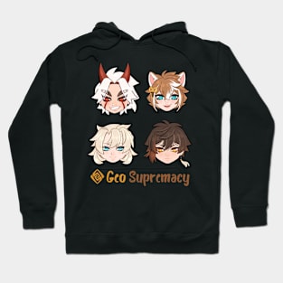 Geo Supremacy! Ft. Zhongli, Albedo, Itto, Gorou Hoodie